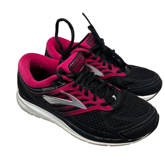 Brooks Womens Addiction 13 Running Shoes‎ Size 8 Black/Pink Medium - Picture 1 of 8